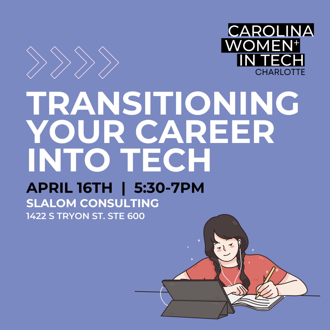 Transitioning your career into tech mentorship event